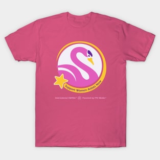 iSWANs Hot Pink Tshirtby internationalSWANs T-Shirt